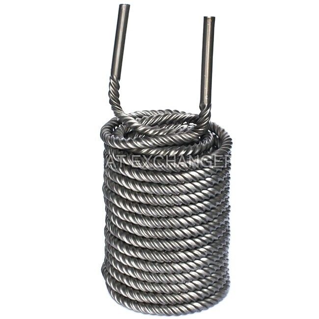 TA1-Titankühlspule 9,52 mm 12,7 mm 16 mm 19 mm zur Wärmeübertragung
