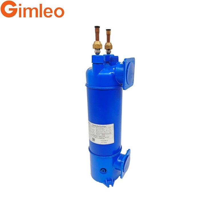 3HP Schwimmbad Wärmetauscher MHTA-3 mit PVC-Schale / 9,52mm Kühlmittel-Ausgang