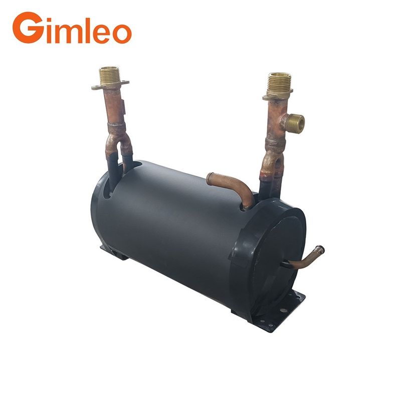 Kupfer-T2 / TP2-Rohr-In-Shell-Wärmetauscher GAH05-CMF mit einer Kühlleistung von 10 kW