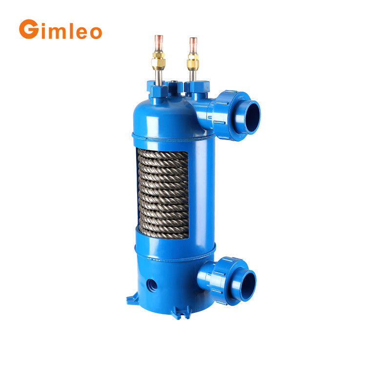 9.52mm Kühlmittel Eingang 2.6kw Mini-Titanium-Wärmetauscher MHTA-0.75 für den Energiebergbau