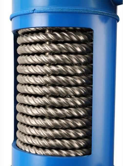 Titaniumrohr PVC-Schalen-Poolwärmetauscher für Schwimmbadwärmepumpe MHTA-15