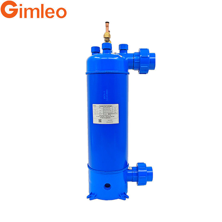 Verbessern Sie Ihren Pool Gimleo MHTA-5 Wärmetauscher 330*240*650mm 7,5 m³/h Wasserfluss Meerwasser-Wärmetauscher für Pool-Upgrade