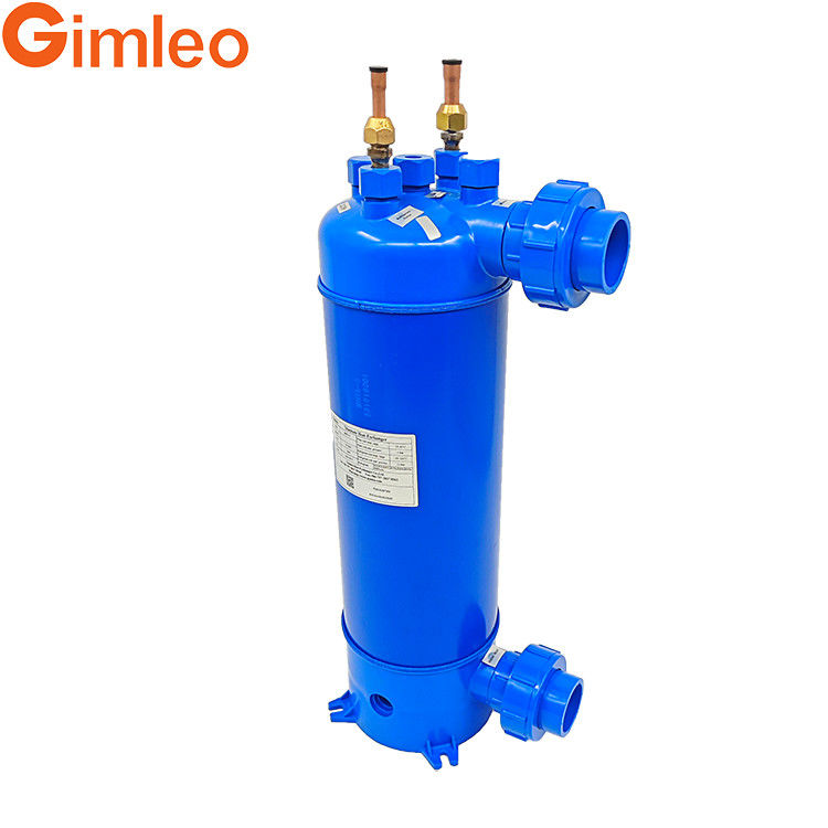 Verbessern Sie Ihren Pool Gimleo MHTA-5 Wärmetauscher 330*240*650mm 7,5 m³/h Wasserfluss Meerwasser-Wärmetauscher für Pool-Upgrade