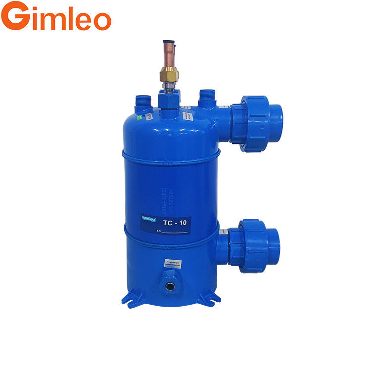 Korrosionsbeständiger Kühlerwärmetauscher mit geschraubtem Titanrohr und PVC-Schale für Aquarien MHTA-1