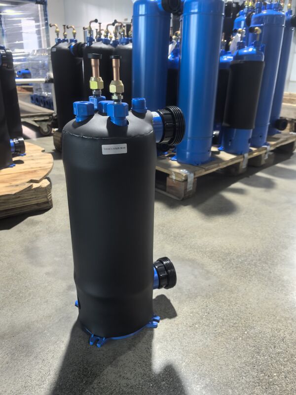 Titanrohrplatten-Kältemittelwärmetauscher ETA7.5 PVC-Material hohe Korrosionsbeständigkeit für industrielle Kühlsysteme