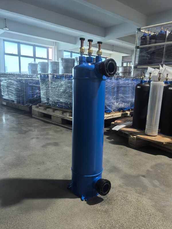 ArbeitsTemperaturbereich 0 bis 45 Grad Celsius Pool-Wärmetauscher MHTA-7 Horizontale oder Vertikale Installation mit Rohren in PVC-Schalen-Struktur