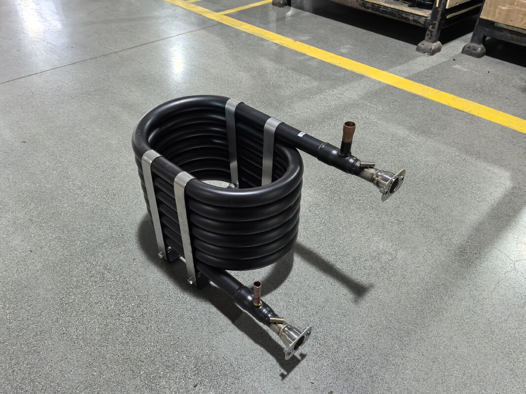 R134a Kältemittel-Typ Koaxialwärmetauscher mit Sprühfarbe und Wasserdruck 1,0 MPa