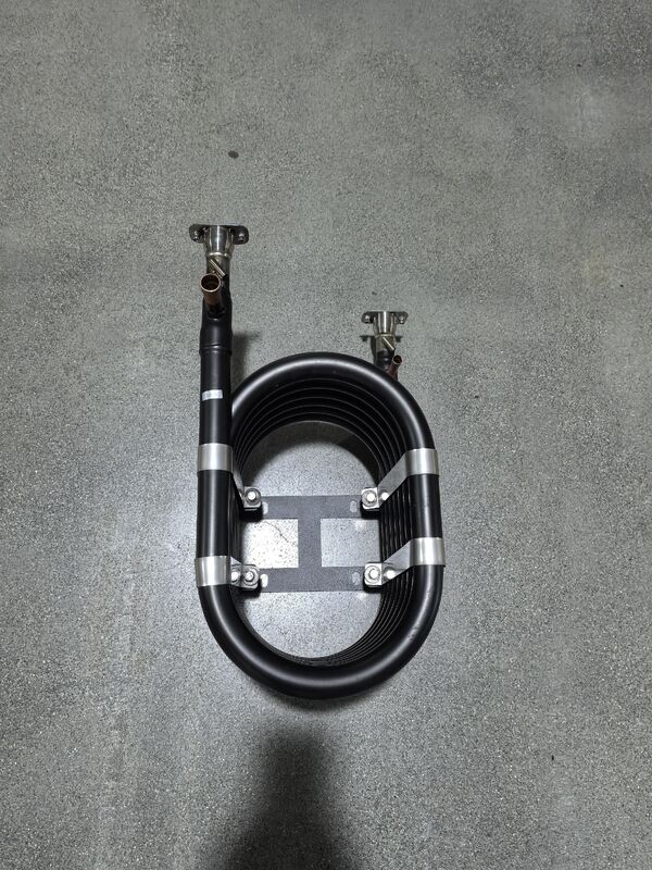 Heizkapazität 6 bis 300 kW Koaxialer Wärmetauscher mit Betriebstemperaturbereich von Minus 50 bis 150 Grad Celsius