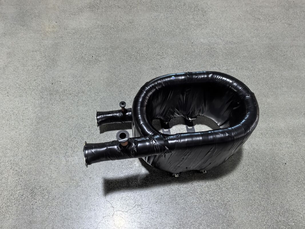 Heizkapazität 6 bis 300 Kw Warmwasserwärmetauscher Edelstahlschalen Kupferrohr Dauerwärmeübertragungsanlage