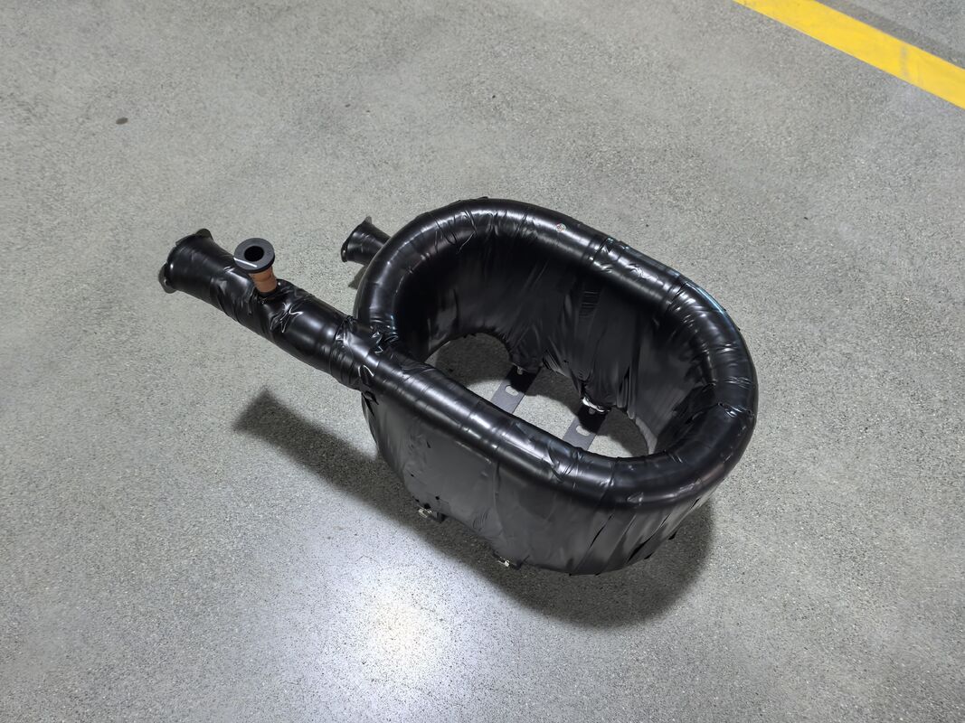 Heizkapazität 6 bis 300 kW Koaxialer Wärmetauscher Rohr in Rohrstruktur Höchstbetriebsdruck Kältemittel 52bar Wärmeübertragungslösung