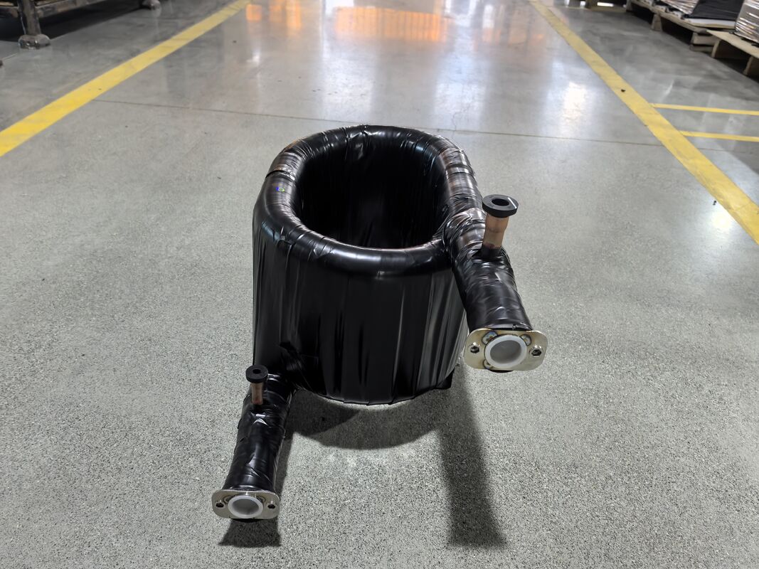 Betriebstemperaturbereich Minus 50 bis 150 Grad HVAC Koaxiale Wärmetauscher bietet Rohrwandstärke 1,2 bis 2,0 Millimeter für den Betrieb