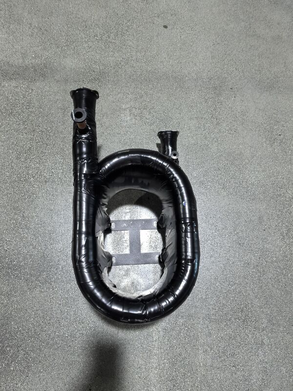 Edelstahl Kupferrohr HVAC Koaxiale Wärmetauscher für Wasser unter maximalem Arbeitsdruck 8 bar Wärmeübertragung Lösung