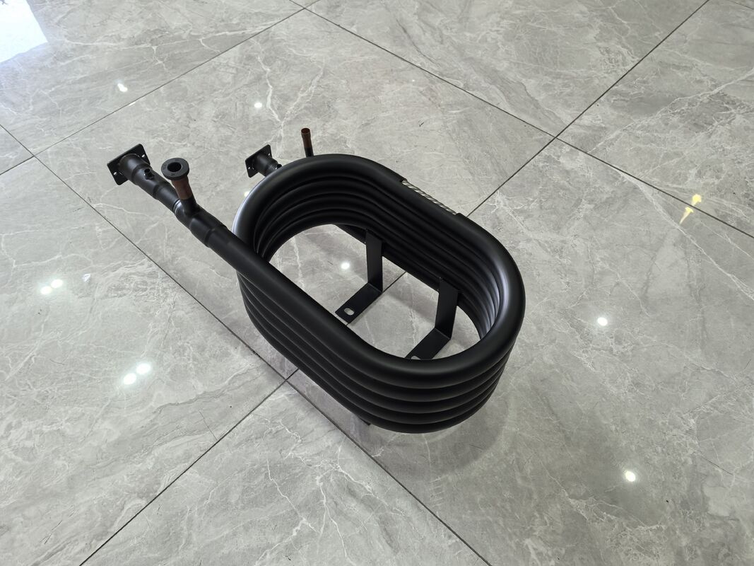 Kühlkoakxialer Wärmetauscher aus Kupfer-Innenrohr und SPHC-Stahl-Außenrohr, der die Wärmeübertragung gewährleistet