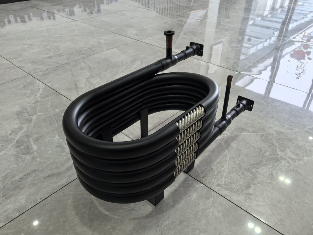 SPHC Stahlrohr HVAC koaxiale Wärmetauscher mit Spiraldrehkonstruktion für Wärmeübertragungsanwendungen