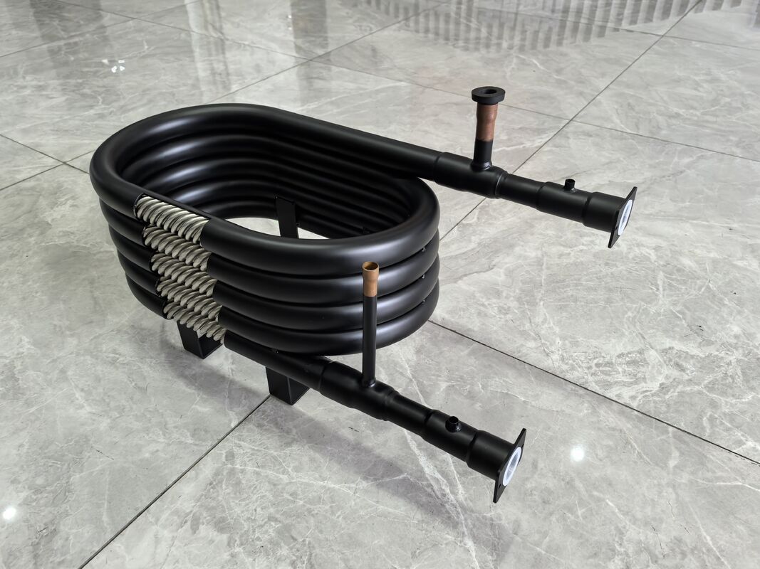 Höhe mm 120 bis 1000 Koaxialwärmetauscher Rohr in Rohr Wärmetauscher Maximalbetriebsdruck 5,0MPa Ideal für die Prozesskühlung