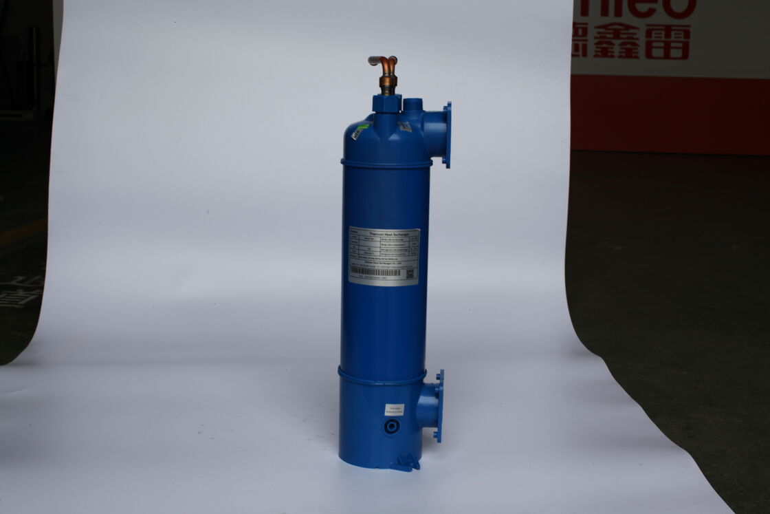 Heiz- und Kühl-Titan-Wärmetauscher für 0 bis 40 Grad Celsius mit geringem Wartungsbedarf