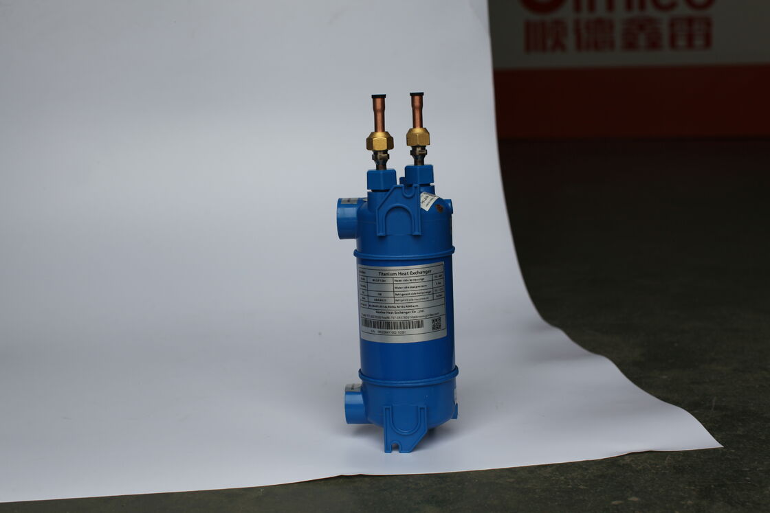 Heiz- und Kühl-Titan-Wärmetauscher für 0 bis 40 Grad Celsius mit geringem Wartungsbedarf