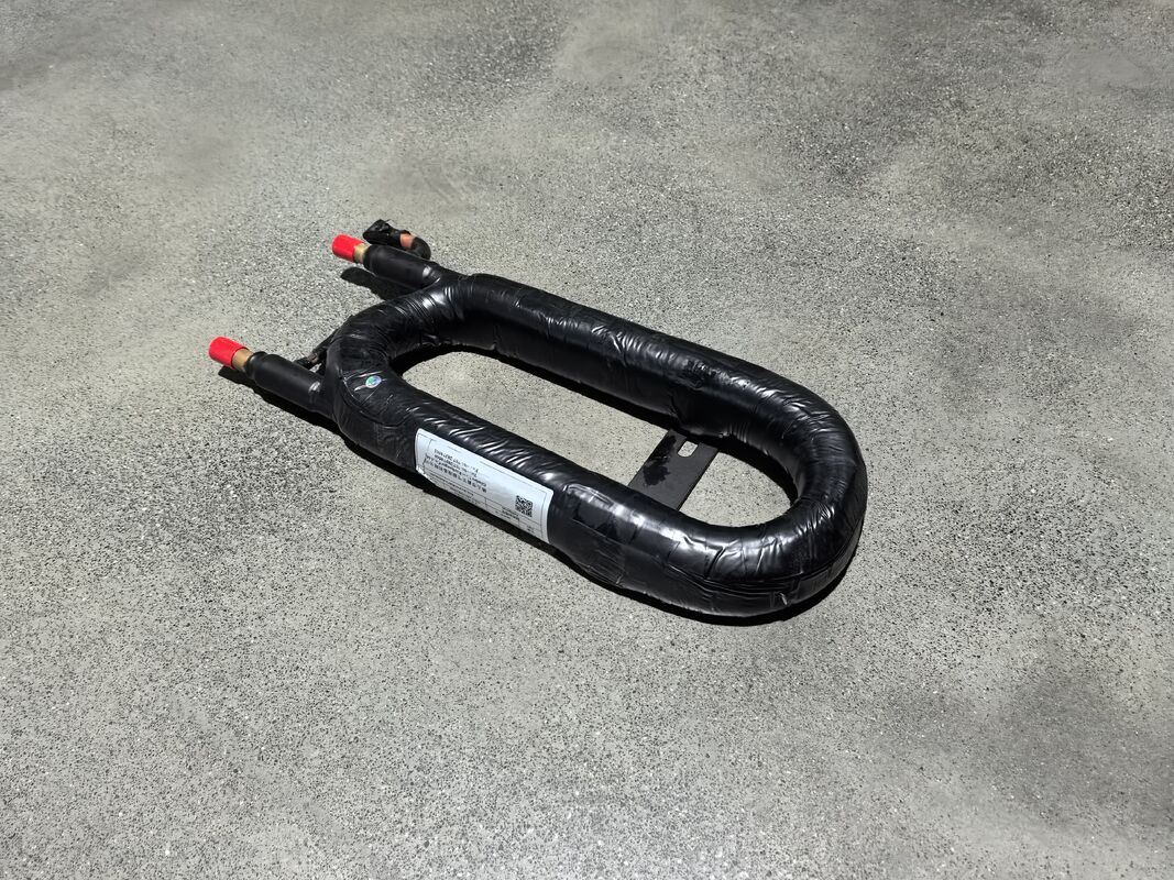 20°C bis 65°C Arbeits Temperaturbereich Koaxialer Wärmetauscher mit 140 mm Breite und variabler Wärmeübertragungsfläche für industrielle Anwendungen