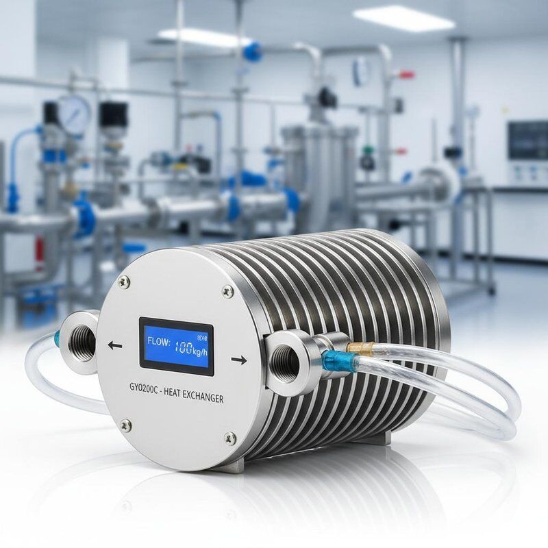 GY0200C Koaxialer Wärmetauscher mit einem Gewicht von 1 bis 100 kg, einer Arbeitstemperatur von 30 °C bis 99 °C und einer Rohrlänge von 2 bis 10 M für eine effiziente Wärmeübertragung