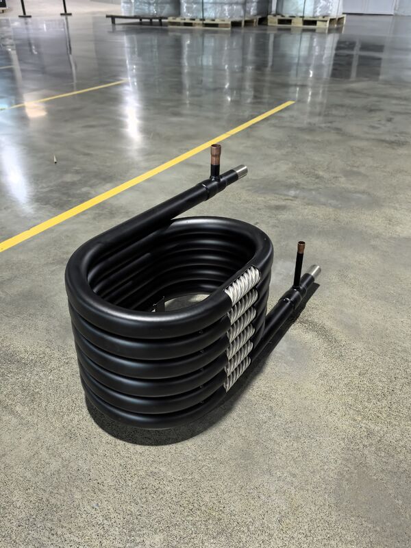 Kohäxialer Wärmetauscher aus Edelstahl mit einem Kühlmitteldruck von 4,2 MPA und einer anpassbaren Größe