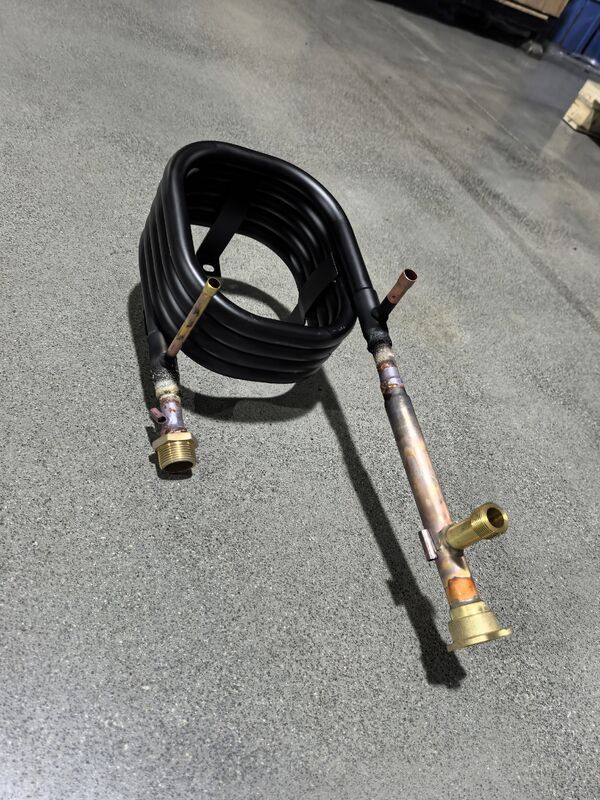 Leicht zu reinigender koaxialer Wärmetauscher mit chemischer Beständigkeit für thermische Austauschsysteme