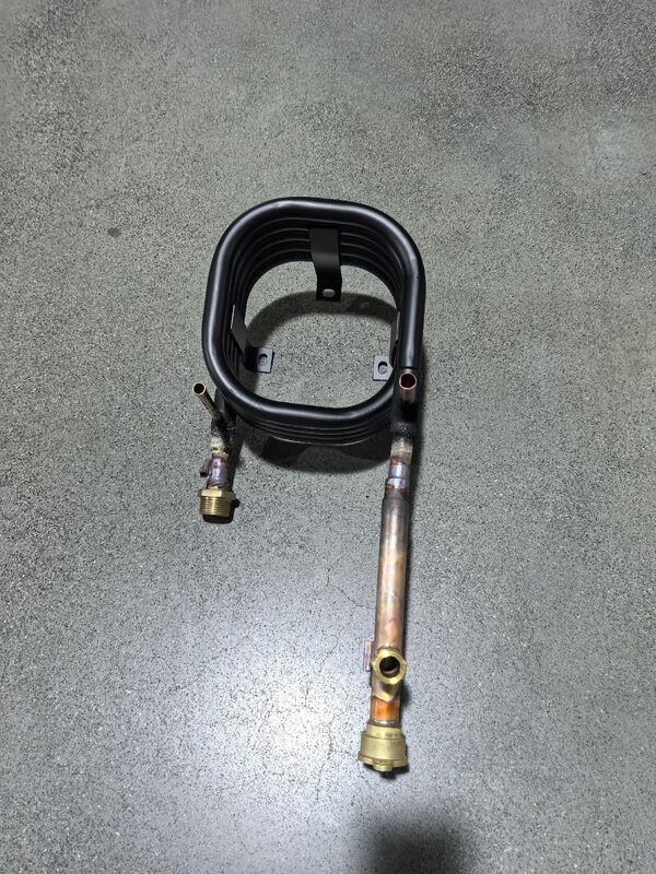 Kohlenstoffstahl Koaxialwärmetauscher leicht zu reinigen Robust Langlebig für effiziente Wärmeübertragung