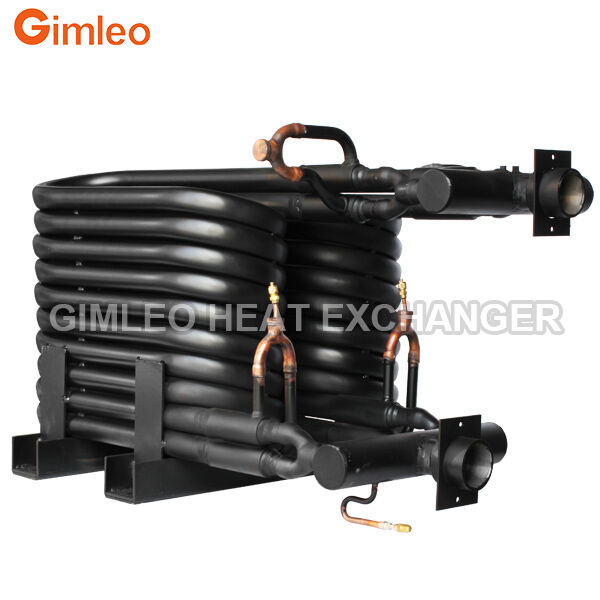 20PS 70KW 240000 BTU Kondensator Verdampfer-Rohr im Rohr Wärmetauscher KOAXIAL Wärmetauscher für HVACR